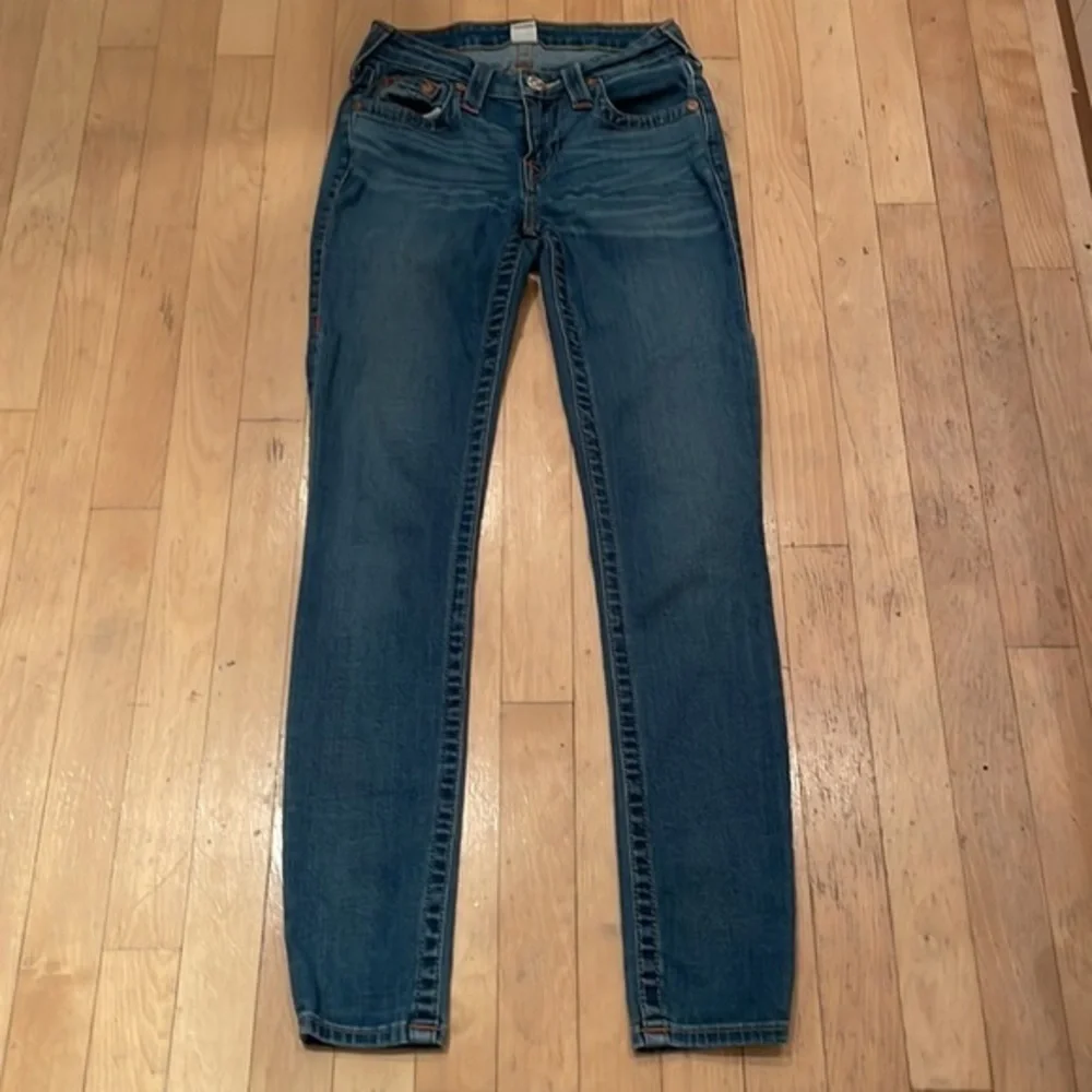 True Religion Denim Blue Jeans. Size 25. Skinny. Excellent‎ condition! - Picture 3 of 5